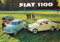 Preview: Fiat 1100 Modellprogramm 1960 Automobilprospekt (10313)